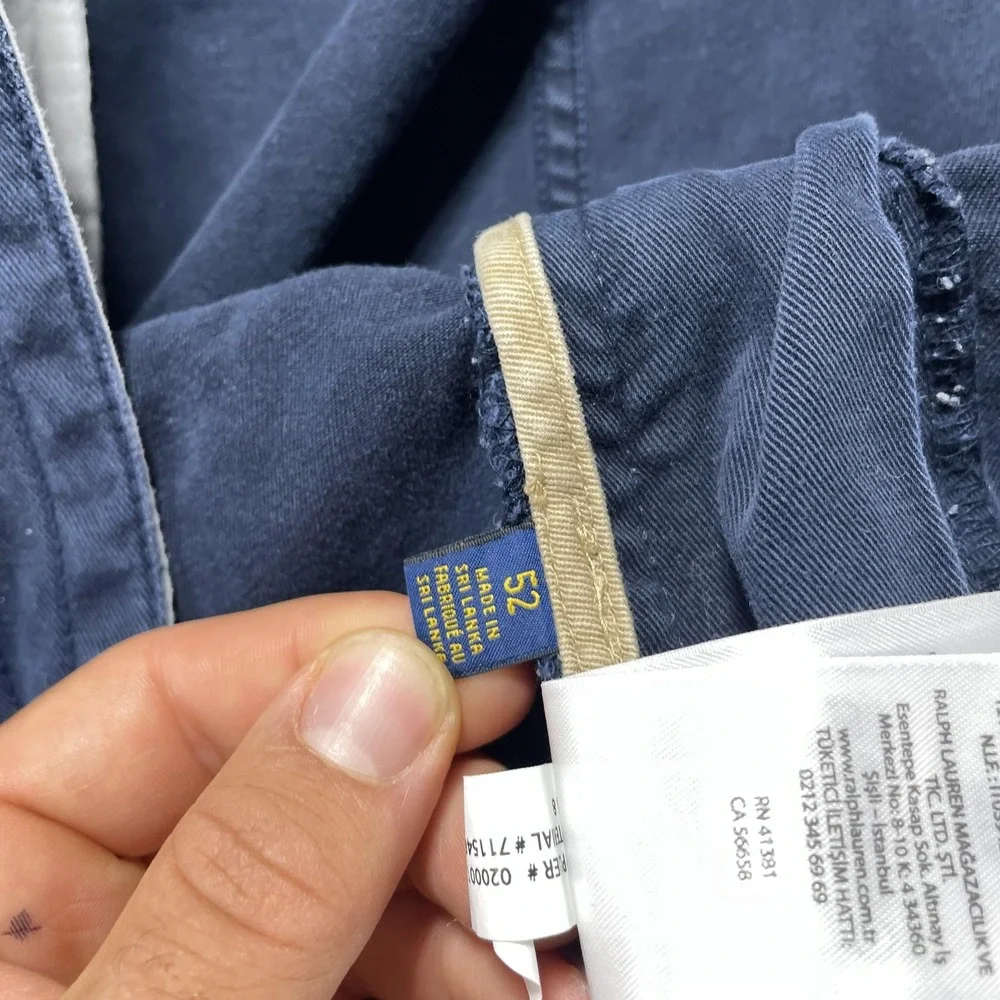 Polo Ralph Lauren Shorts Mens 52 Blue Cargo 10
